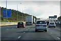 Clockwise M25, London Orbital Motorway in CM14 5NH