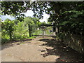 Allotment entrance gates, Gilfach in CF81 8NR