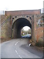 Arched railway bridge in RG27 8BF