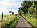 Quiet lane near Wester Coates Farm in KY8 6JF