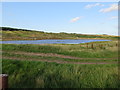 Constructed lake on new golf course at Dumbarnie Links in KY8 6JD