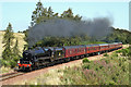 A steam special on the Borders Railway at Cowbraehill in EH37 5XT