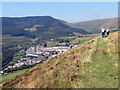 Llwybr uwchben Blaengarw/ Path above Blaengarw in CF32 8BE