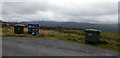 Bins on road between Rhiw-goch and Eisingrug in LL46 2TS