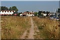 Footpath past Conyer Marina in ME9 9HR