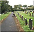 Longcause Cemetery, Plympton St Maurice, Devonshire in PL7 1XJ