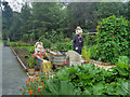Scarecrows in the Kitchen Garden at Lytham Hall in FY8 4RX