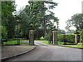 Gates to the Erddig Estate (National Trust) in LL13 0UU
