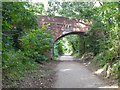 Bridge over former railway, Shanklin in PO37 7PS