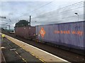 Freight passing through Prestonpans in EH32 9RT
