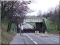 Road and rail bridge in IP32 6GA