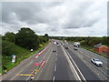 Roadworks on the M6 northbound near Stone in ST15 0BZ