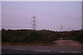 Pylons by Romsey Road, Ower in SO51 6ZJ