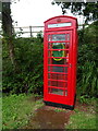 Defibrillator in telephone box, Chebsey in ST21 6JT
