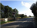 Railway crossing Spilsby Road in PE22 8JB