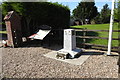 The station memorial at Hibaldstow airfield in DN20 9DS