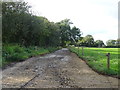 Concrete farm track, Cooksland in ST18 9PL