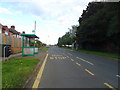 Bus stop and shelter on Doxey Road in ST16 1EQ