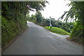 Lane junction south of Dunchideock in EX6 7BX