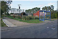 Bus stop and poultry sheds at Ten Mile Bank in PE38 0EF