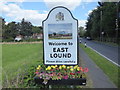 Village sign for East Lound in DN9 2LN
