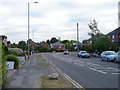 Bend in Cheney Manor Road in Rodbourne Cheney Ward