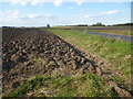 Ploughed field alongside the road to West Butterwick in DN17 3JU
