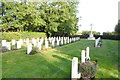 Scopwick cemetery and Commonwealth War Graves in Scopwick