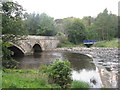 Howden Bridge and weir, Livingston in EH54 5AU