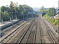 Railway tracks at Pelaw, near Gateshead in NE10 8WJ