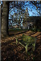 Bench in the churchyard, Vowchurch in HR2 0RH