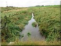 View upstream off bridge looking towards Westruther Mains in the Scottish Borders in TD3 6NL
