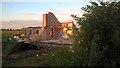 Partially demolished house on Foxcovert Road, Glinton in PE6 7NB