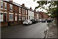 Terraced houses, Grange Street in DE23 8JX
