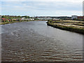 The River Wear downstream of the Northern Spire Bridge in SR5 2BX