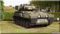 Scimitar FV107 gate guardian at Robertson Barracks in NR20 4LQ