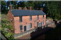 Canalside cottages below Tividale Aqueduct in B69 1TR