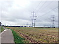 Pylons near Winterton in DN15 9QU