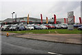 Honda dealership at B1174 / Tollemache Road (North) junction in Grantham Springfield Ward