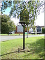 Rivenhall End Village sign in CM8 3HE