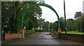 Entrance to Mallory Park in Kirkby Mallory, Peckleton & Stapleton