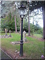 Lamp at St. Luke's Church (Ullingswick) in HR1 3JQ