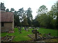 Churchyard at St. Luke's Church (Ullingswick) in HR1 3JQ