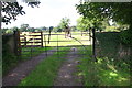 Field gateway from B5299 near Bridge End in CA5 7QE