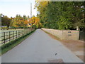 Road at Birsemore near Aboyne in AB34 5ER
