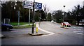 Eastcote Village road junction and roundabout in HA5 2QG