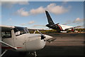 Outside Titan Airways Hangar at Stansted Airport (1) in CM24 1SG