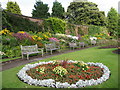 Floral Display in Reynolds Park Walled Garden in L25 6DR