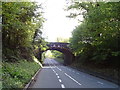 Railway bridge over the A48 near Newnham in GL14 1DW