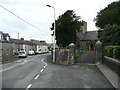 Entrance to the churchyard, Llangadog in SA19 9AB